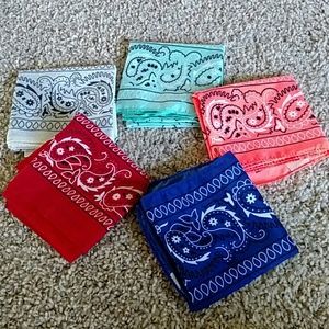 Bundle of 5 bandanas